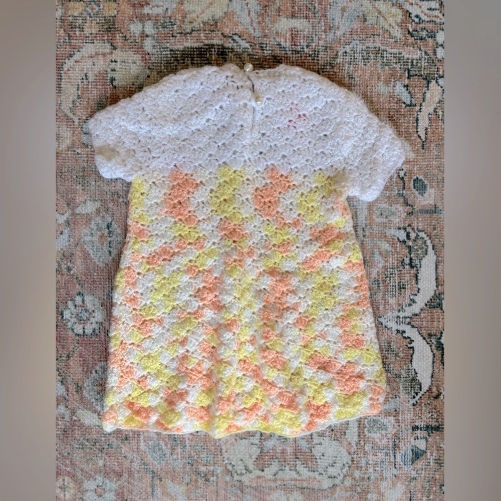 🌿 👼Vintage Handmade Knitted Baby Dresses - Picture 15 of 15